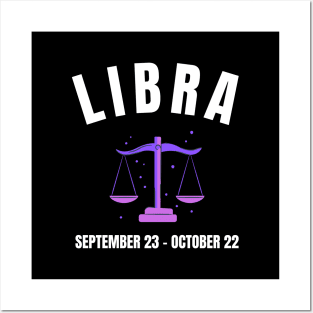 Libra star sign Posters and Art